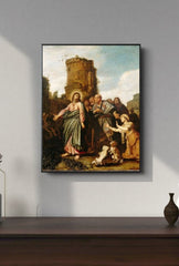 Faith's Reward: Jesus and the Canaanite Woman Canvas