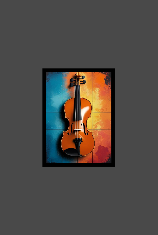Violin Canvas Wall Art: Strings of Visual Harmony