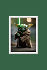 Ganfaner Yoda Canvas Wall Art: For Star Wars True Believers