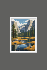 Ganfaner Yosemite Canvas Wall Art: Where Mountains Meet Your Space