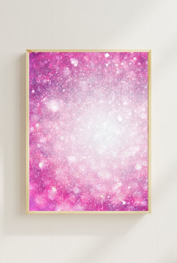 Glimmering Glam: Bling Canvas Wall Art