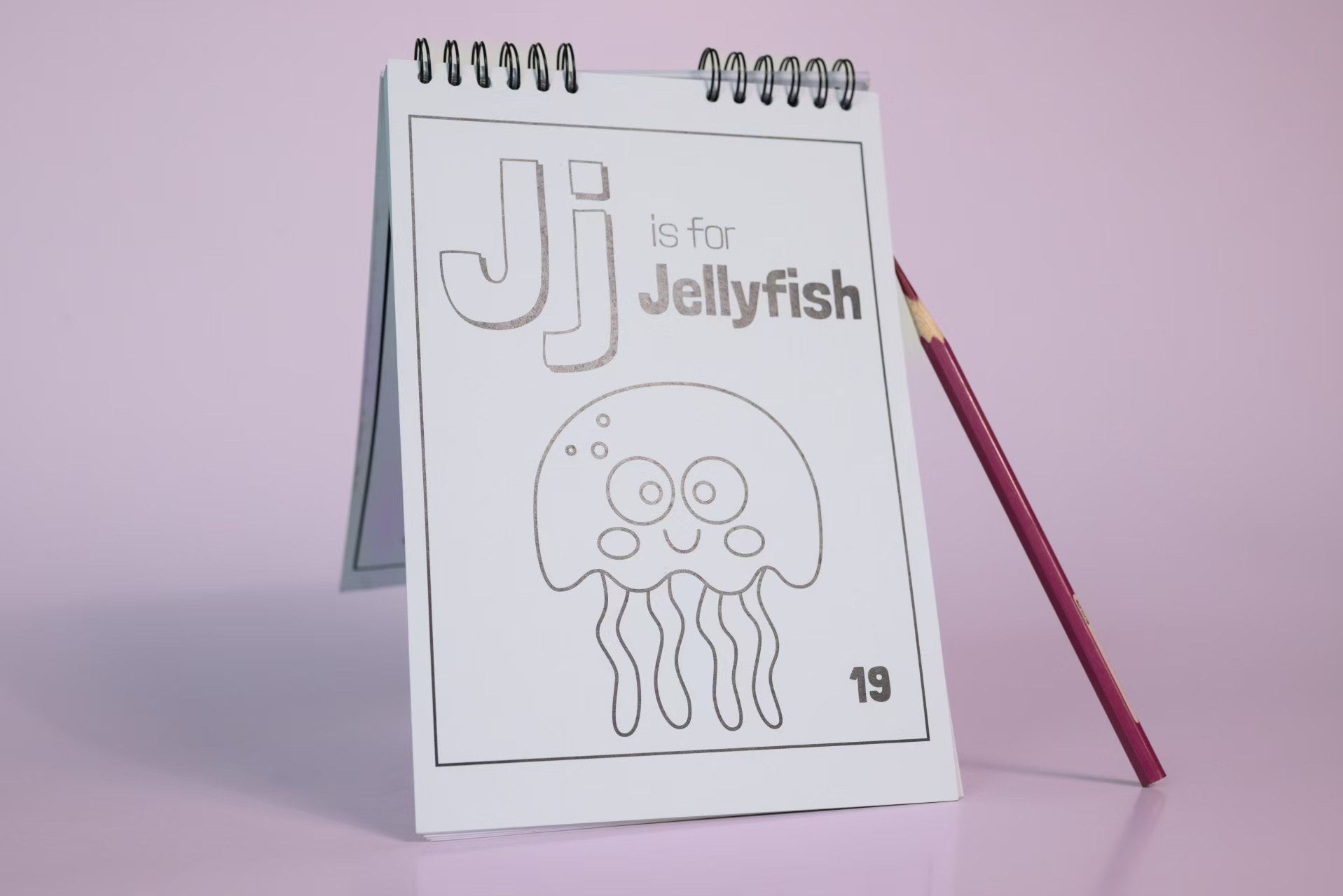A-Z Coloring Drawing Book Including 26 letters with Relavant Objects Line Sketch