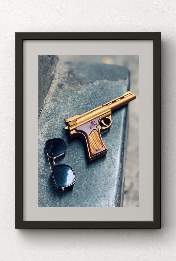 Art of the Firearm: Bold Gun Canvas Wall Art for Modern Spaces