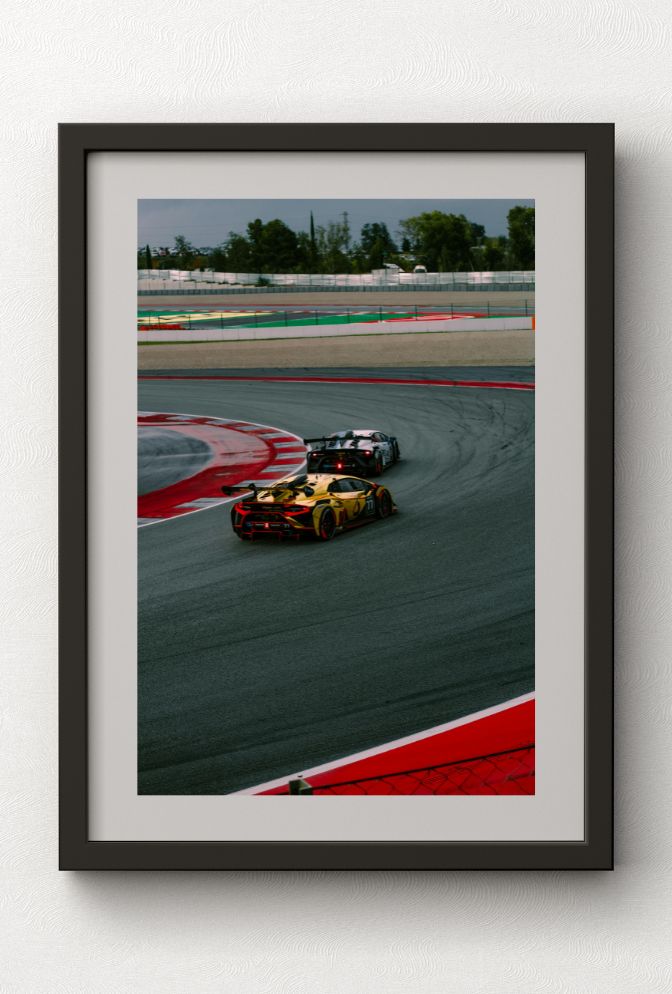 "Ganfaner's Apex Speed" - Race Car Canvas Wall Print Art (Holidaypac)