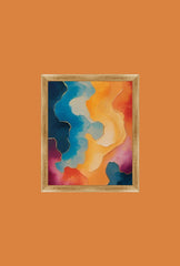 Gradient Dreams: Ombre Canvas Wall Art