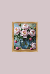 Blush Peonies Canvas Art - Bring Floral Elegance to Your Home