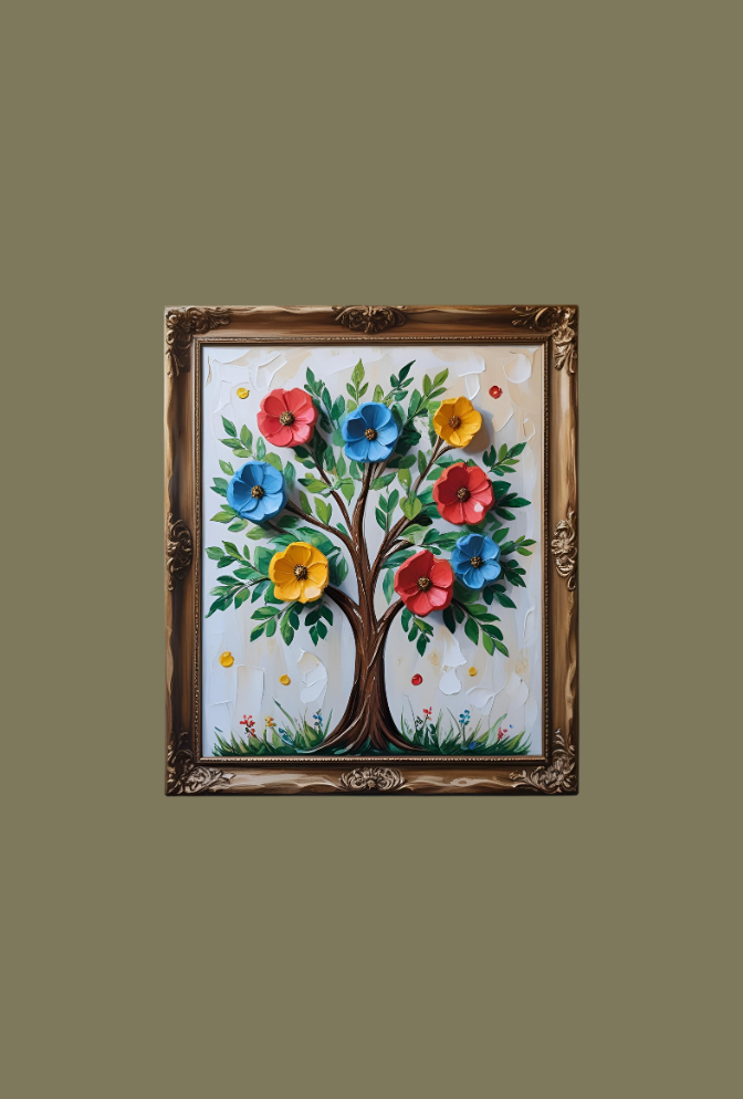 Budget-Friendly Bloom: Dollar Tree Canvas Wall Art