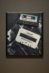Retro Rewind: Groove to the Classics with Cassette Tape Canvas Wall Art