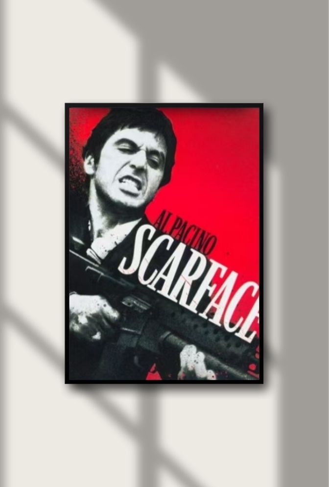 Scarface: Tony Montana Canvas Art - "Say Hello!"
