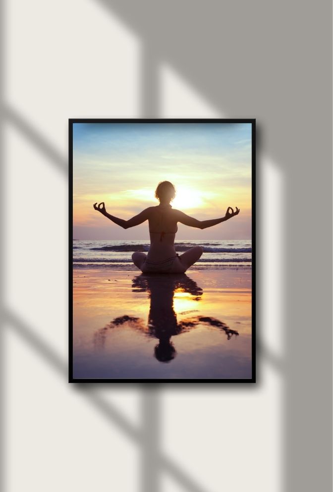 Sunset Meditation Canvas Art