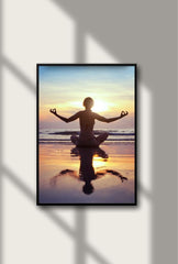 Sunset Meditation Canvas Art