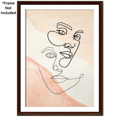 Minimalist Line Art Poster Minimalist Bedroom Art, Line Art Poster, Simple Wall Decoration