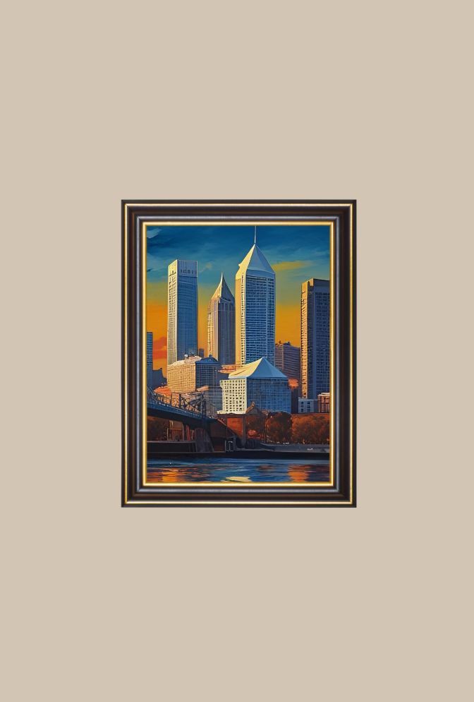 Philadelphia Skyline Canvas Art