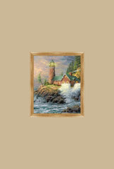 "Thomas Kinkade Canvas Wall Art: Illuminate Your Home with Light"