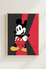 Classic Mickey Mouse Canvas Art - Retro Disney Wall Decor