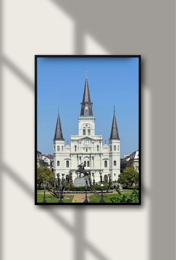Jackson Square Majesty: New Orleans Canvas Art