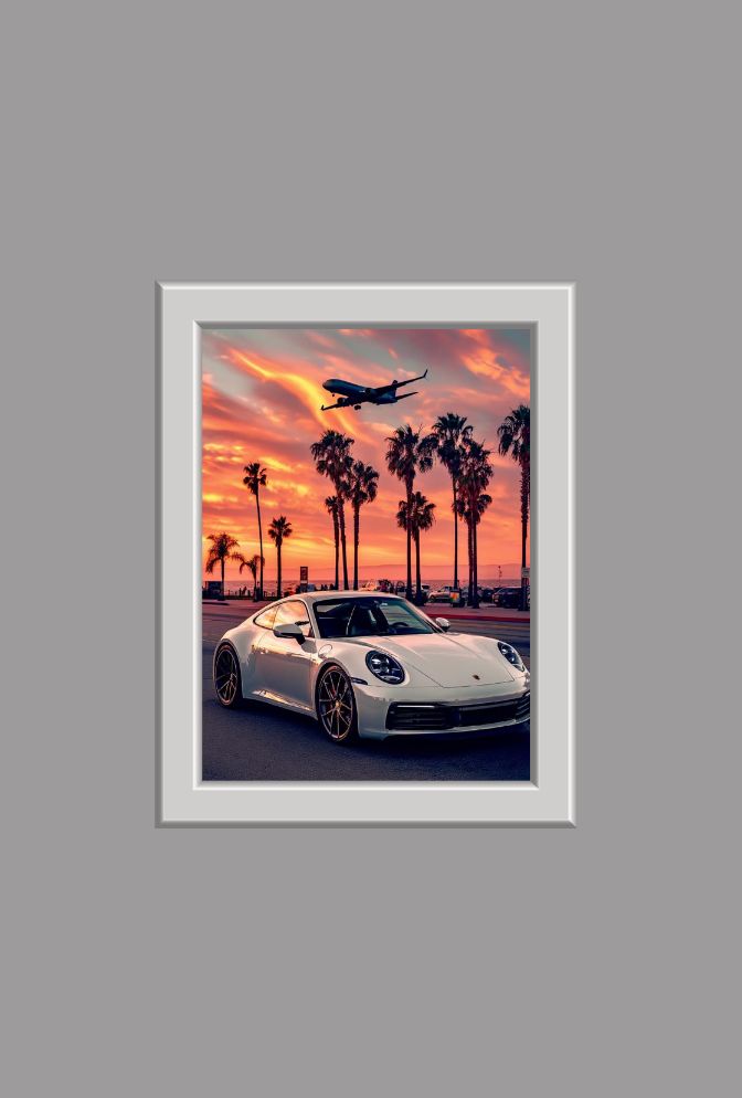 "Porsche 911 Canvas Art: Capture the Thrill of the Ride"