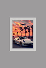 "Porsche 911 Canvas Art: Capture the Thrill of the Ride"