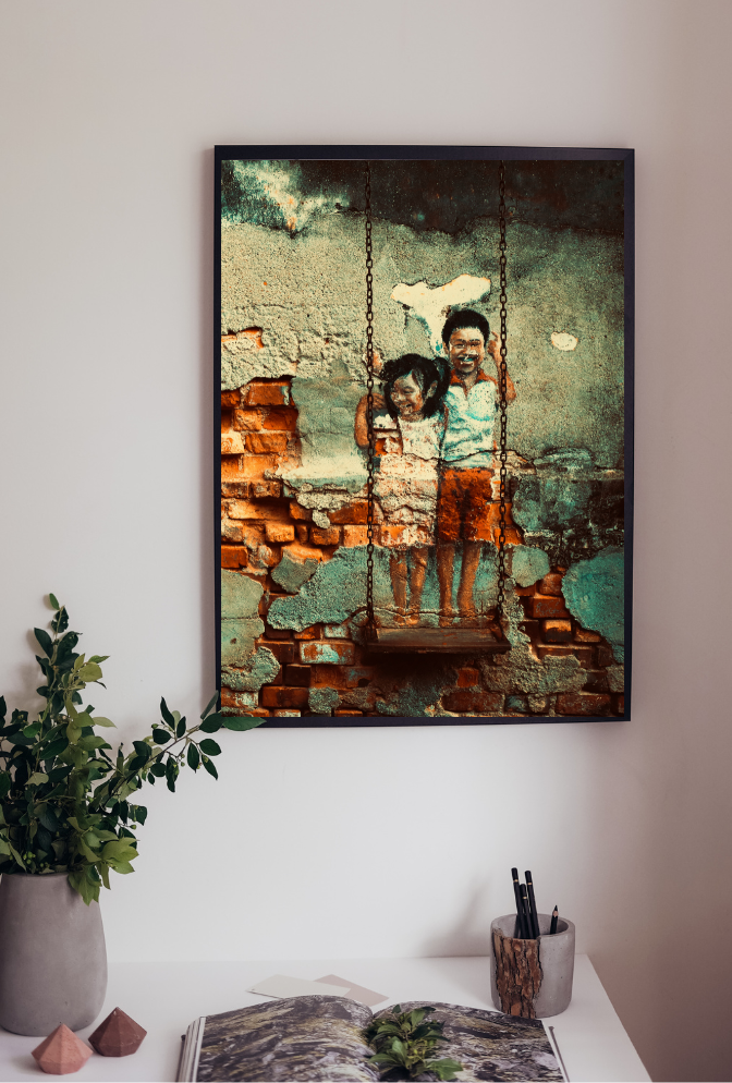 Vintage Canvas Wall Art Poster