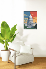 Washington Dc Canvas Wall Art Poster