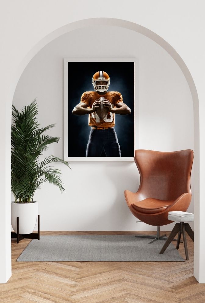 Gridiron Glory Canvas Art