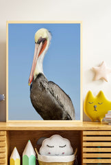 Elegant Pelican Canvas Art: Coastal Charm for Your Walls