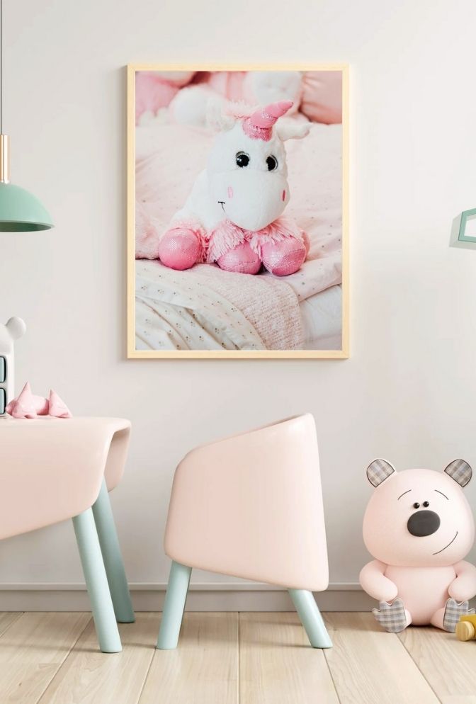 Sparkle Unicorn: Dreamy Canvas Art