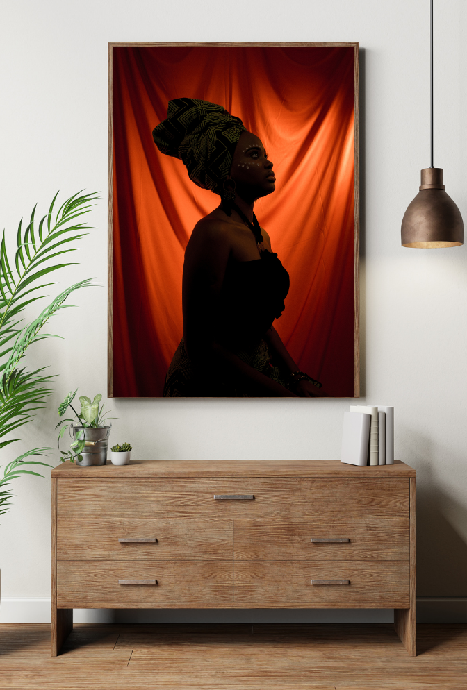African Radiance Canvas Art