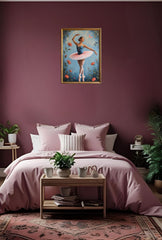 Floral Grace: Ballet Canvas Wall Art