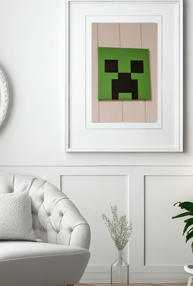 Minecraft Canvas Wall Art Poster