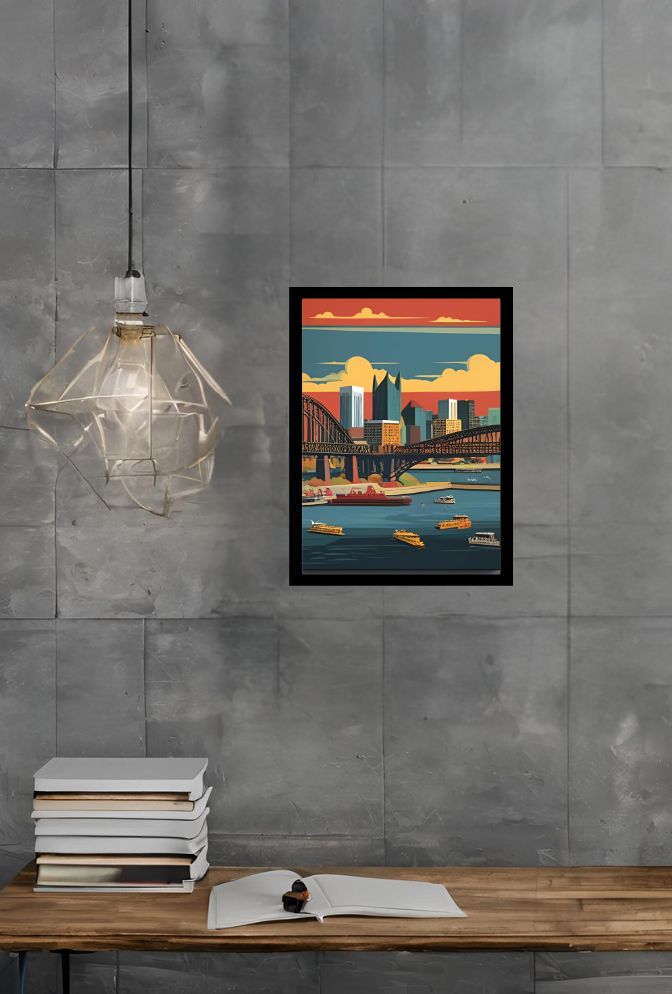 Steel City View: Pittsburgh Canvas Art