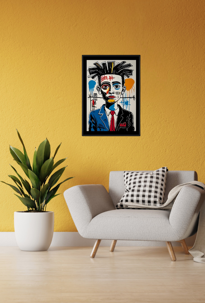 Basquiat Canvas Wall Art Poster