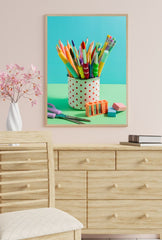 Graphite Strokes Canvas Art