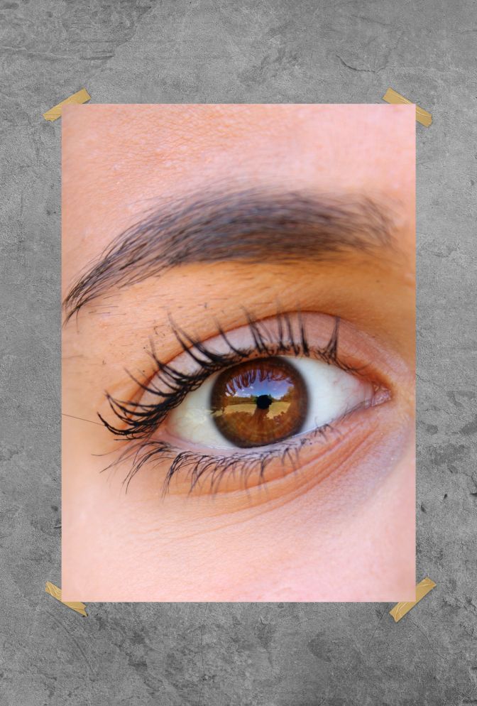 Eyelash Canvas Wall Art: Wink with Style