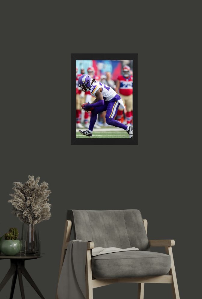 Minnesota Vikings Action Canvas Art - NFL Football Wall Decor