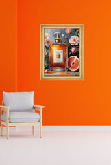 Floral Essence Perfume Canvas Art