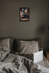 Iron Horse Majesty: Vintage Steam Train Canvas Art