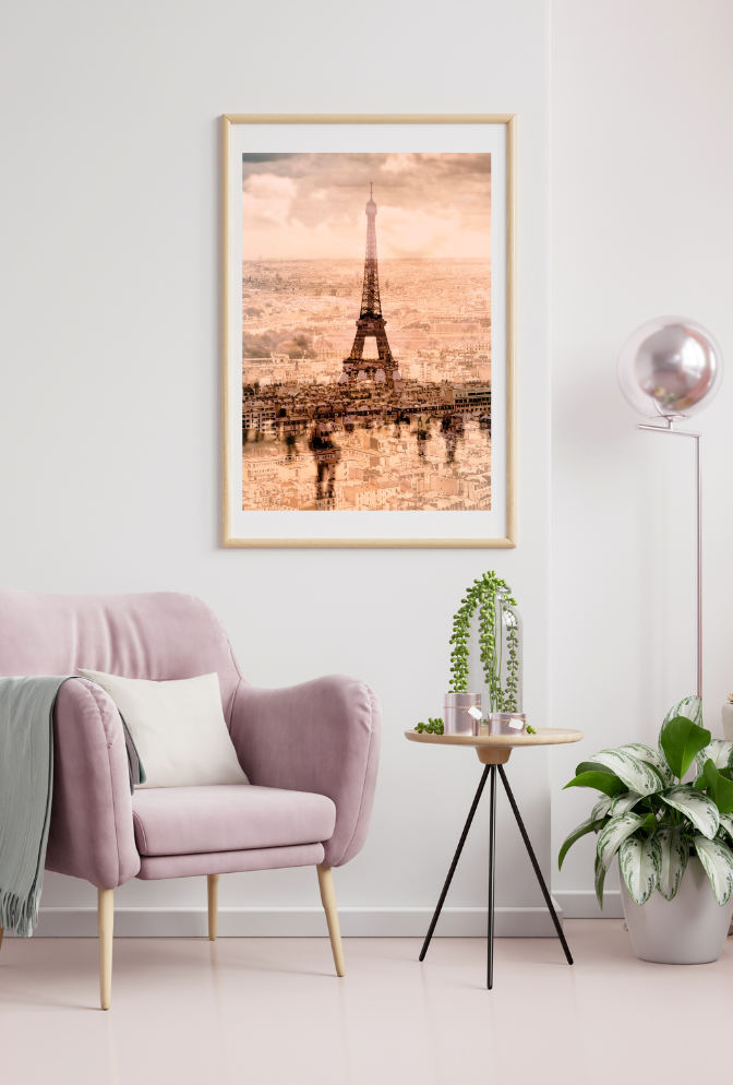 Paris Canvas Wall Art Poster