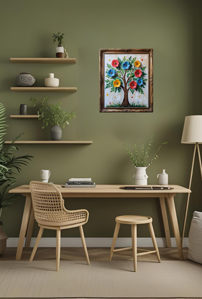 Budget-Friendly Bloom: Dollar Tree Canvas Wall Art
