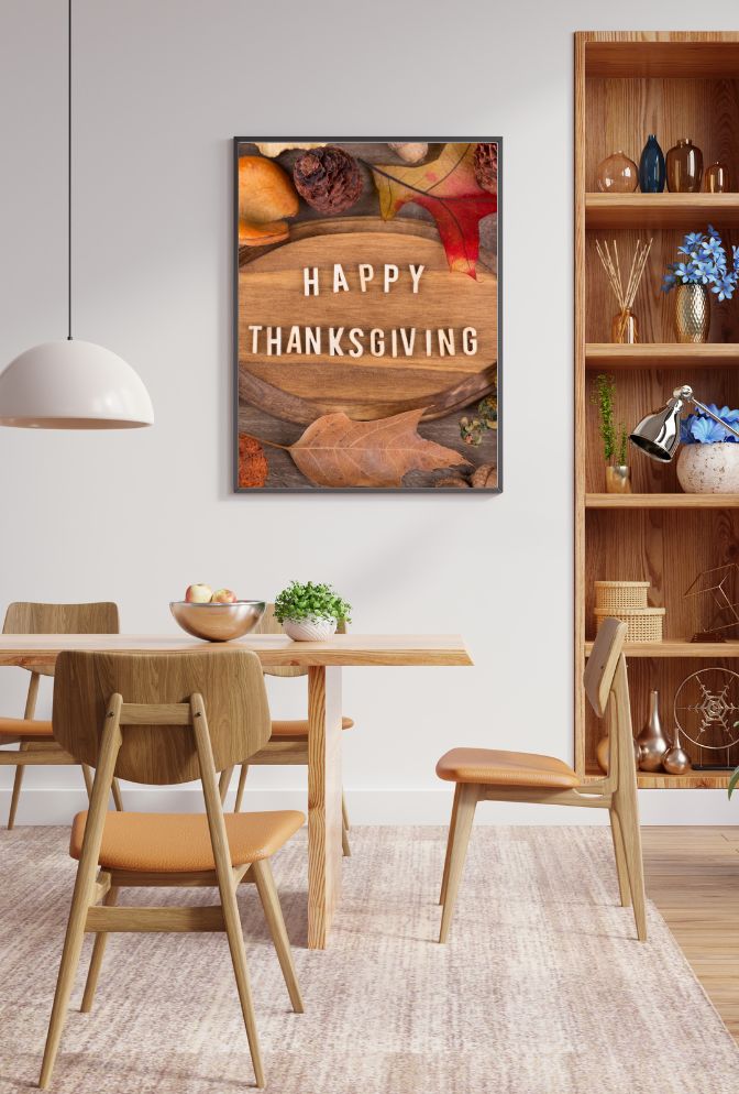 Harvest Blessings: Thanksgiving Canvas Art