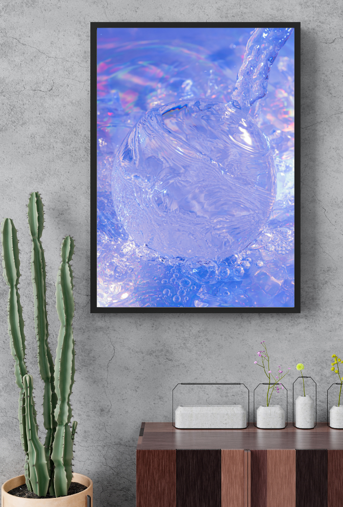 Liquid Sphere Canvas Art
