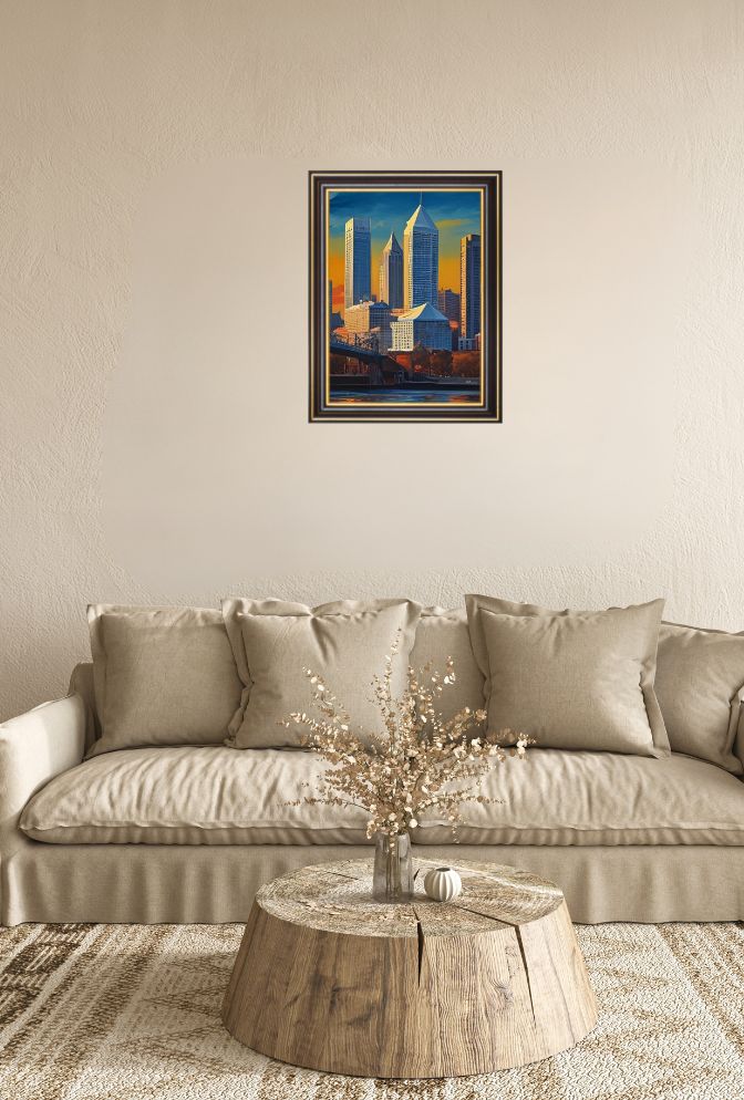 Philadelphia Skyline Canvas Art