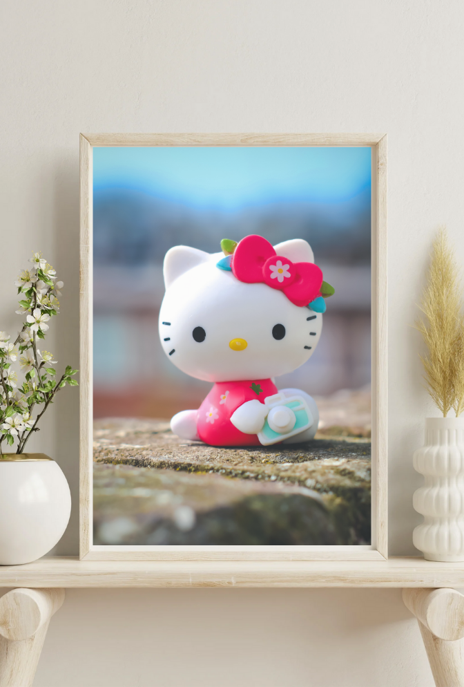 Hello Kitty Canvas Wall Art: Say Cheese!