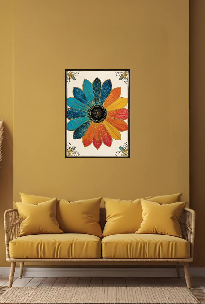 Ganfaner Vinyl Canvas Wall Art: Durable Beauty, Wall-Ready
