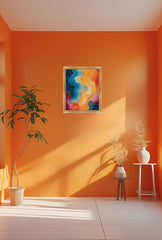 Gradient Dreams: Ombre Canvas Wall Art