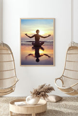 Sunset Meditation Canvas Art