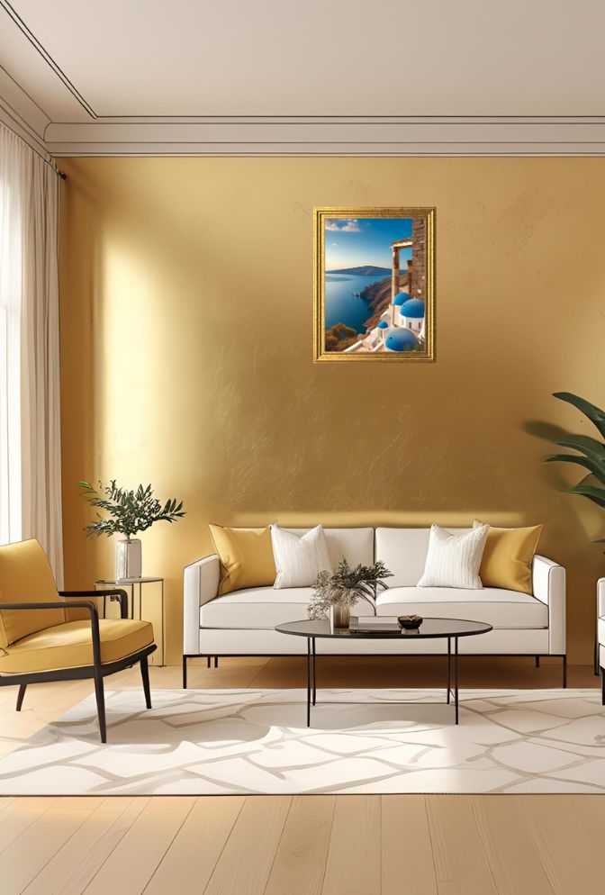 Santorini Sunset: Bring Greek Island Beauty to Your Walls