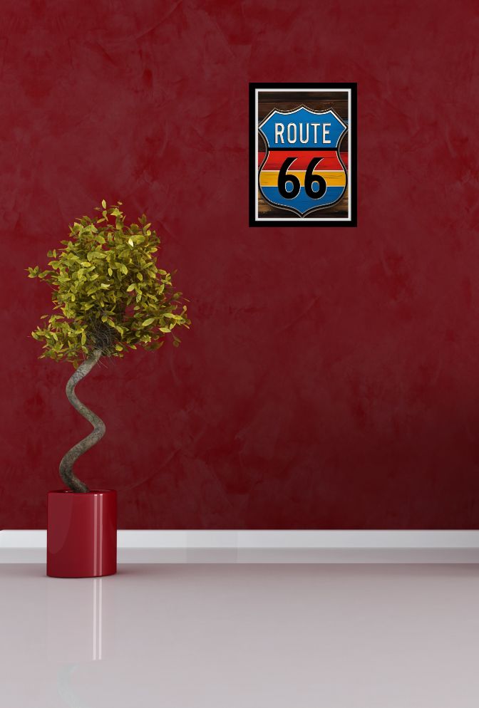 "Route 66 Canvas Art: Vintage Americana for Your Walls"