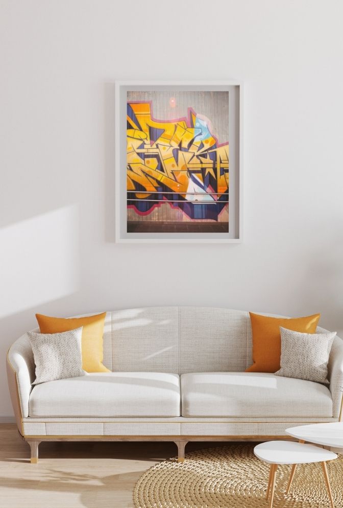 Graffiti Wall Art Canvas – Urban Street Style Home Decor