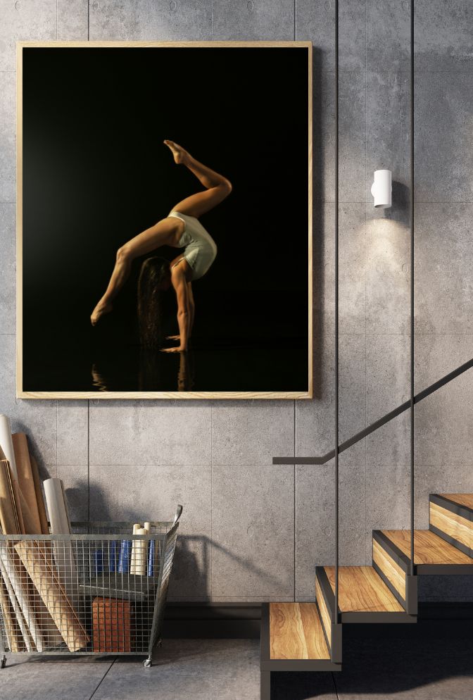 Grace & Grit: Inspire Your Space with Gymnastics Canvas Art